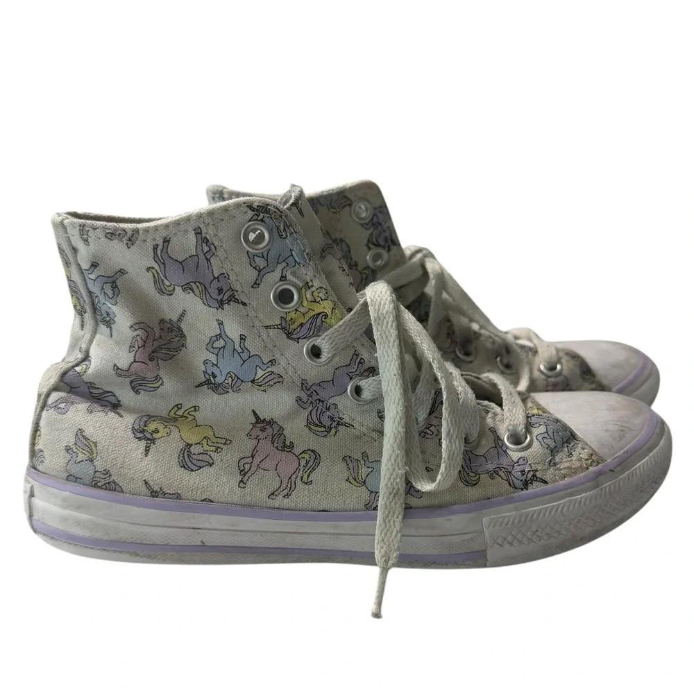 Converse Chuck Taylor‎ All Star Unicorns High Top Casual Sneakers size 2Y